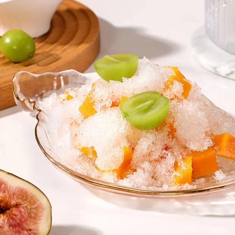 Ice Shaver Mini Ice Crusher Manual Ice Shaker Household Portable Small Hail Machine Kitchen Tools